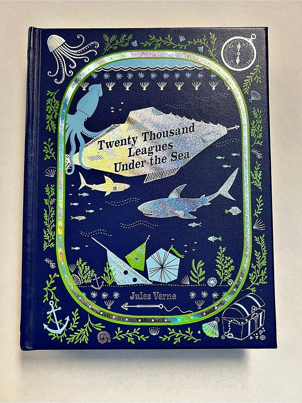 Barnes & Noble Twenty Thousand Leagues Under the Sea Illustrated Hardcover Book